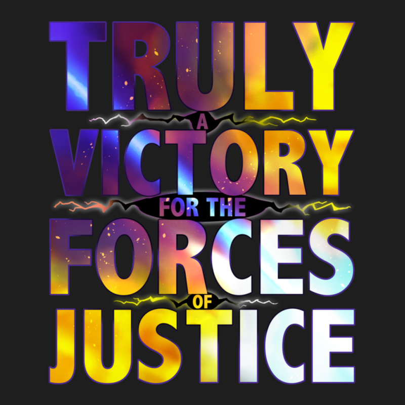 Truly A Victory For The Forces Of Justice Triblend Classic T-shirt by NATASHABARLOW | Artistshot