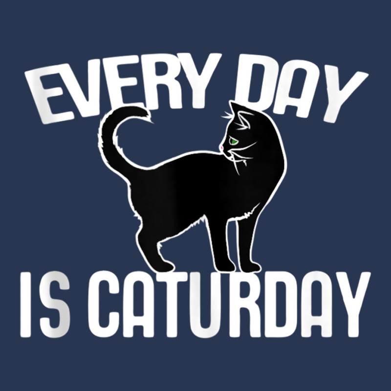 Every Day Is Caturday Black Cat Art Cat People Tank Top Men Denim Jacket by catotdmontis | Artistshot