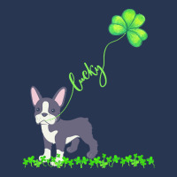 St Patricks Day T  Shirt Lucky Boston Terrier Dog Shamrock St Patricks Men Denim Jacket | Artistshot