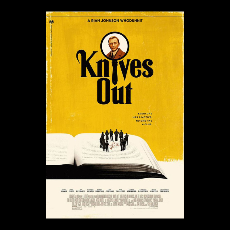 Knives Out Film Movie Poster Fleece Short by adamaruse | Artistshot