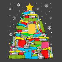 Library Christmas Tree Librarian X Mas Lights Book Lover T Shirt Vintage T-shirt | Artistshot