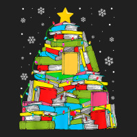 Library Christmas Tree Librarian X Mas Lights Book Lover T Shirt Ladies Polo Shirt | Artistshot