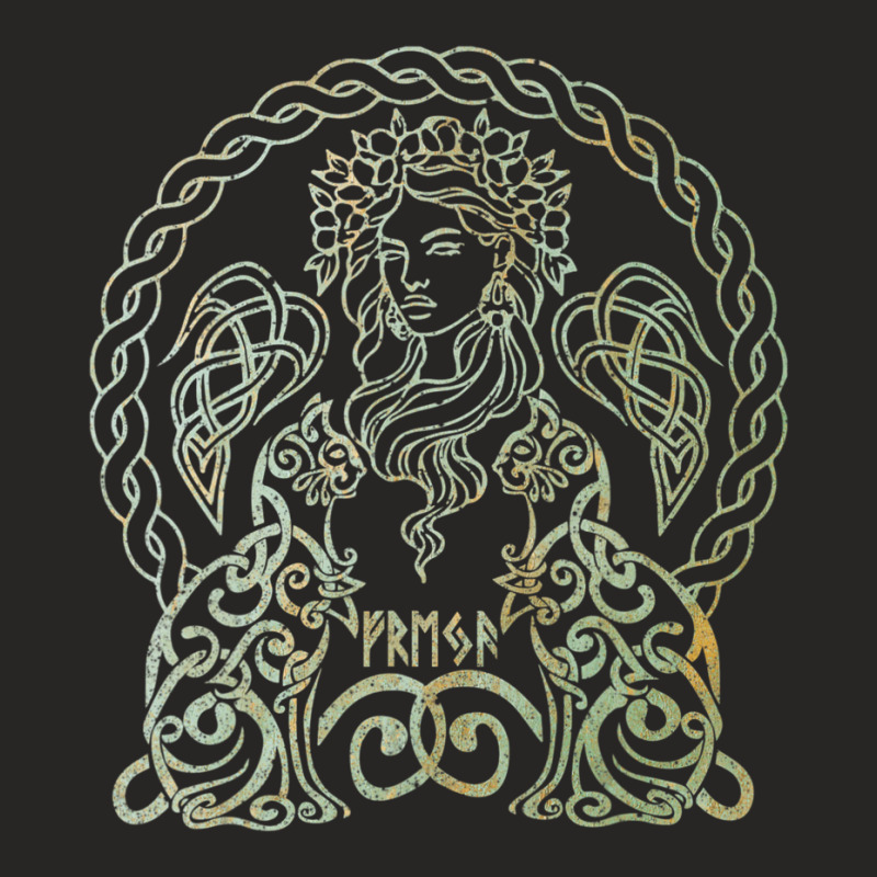 Limited Edition Freya Goddess Freyja Viking Norse Mythology Celtic Vin Ladies Fitted T-Shirt by Sizemore Adame | Artistshot