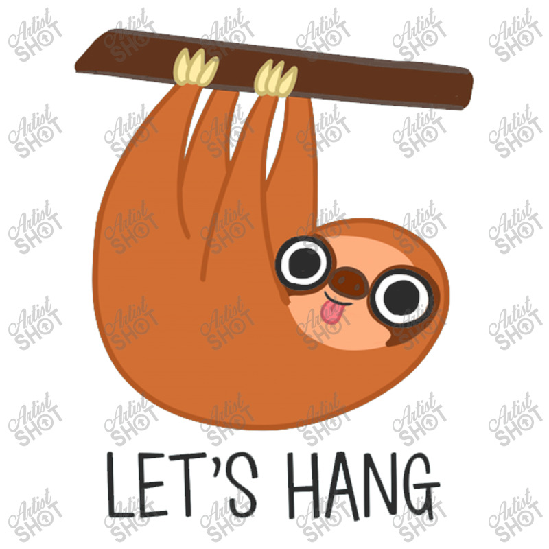 Sloth Let's Hang Long Sleeve Shirts | Artistshot