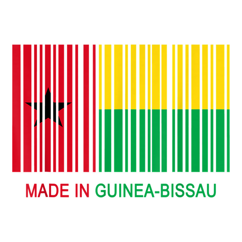 Made In Guinea Bissau Flag Barcode T Shirt V-neck Tee | Artistshot