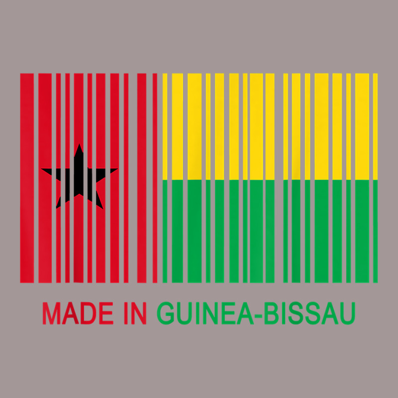 Made In Guinea Bissau Flag Barcode T Shirt Vintage Short | Artistshot