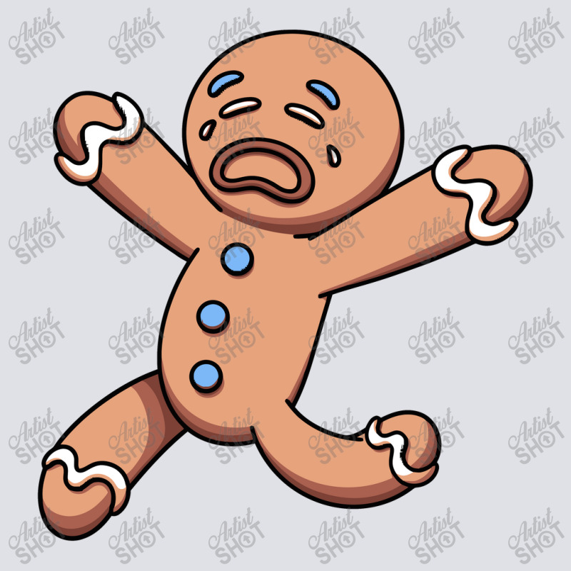Custom Crying Scared Running Gingerbread Man Cartoon Bucket Hat By Meerxhin  - Artistshot