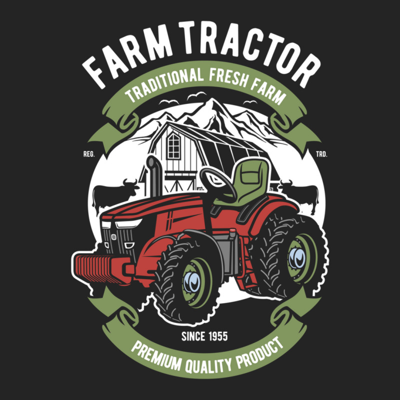 Retro Farm Tractor Traditional Fresh Farm 1995 3/4 Sleeve Shirt | Artistshot