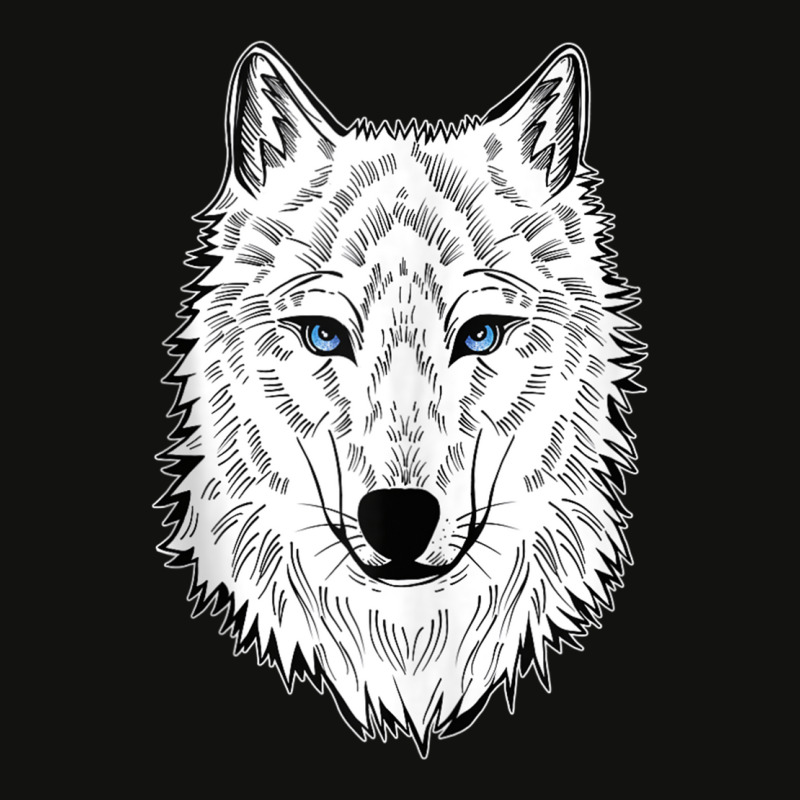 Polar Wolf Arctic Wolf Snow Tank Top Scorecard Crop Tee by choninzel | Artistshot