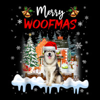 Merry Woofmas Alaskan Malamute Christmas Tree Dog Lover Xmas T Shirt V-neck Tee | Artistshot