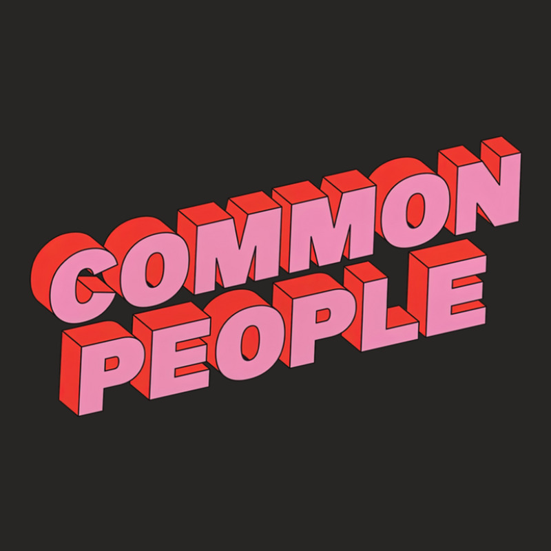 Common People Ladies Fitted T-Shirt by RogerHunnell | Artistshot