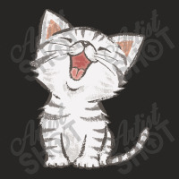 American Shorthair Happy Ladies Fitted T-shirt | Artistshot