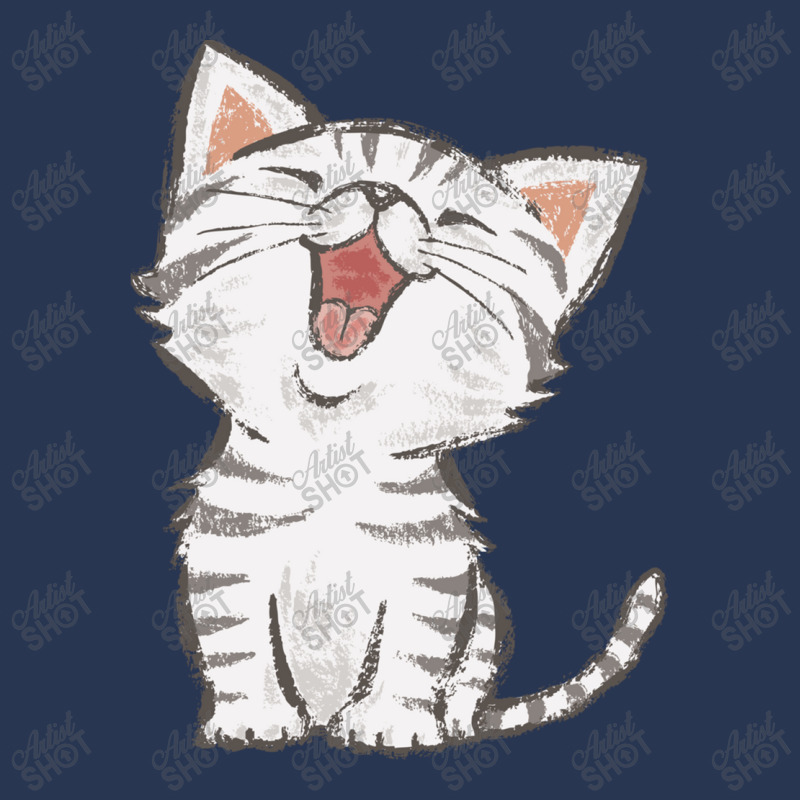 American Shorthair Happy Ladies Denim Jacket by HECTORNVAZQUEZ | Artistshot