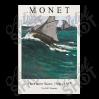 Claude Monet Wave 1866 - 1867 Adjustable Cap | Artistshot