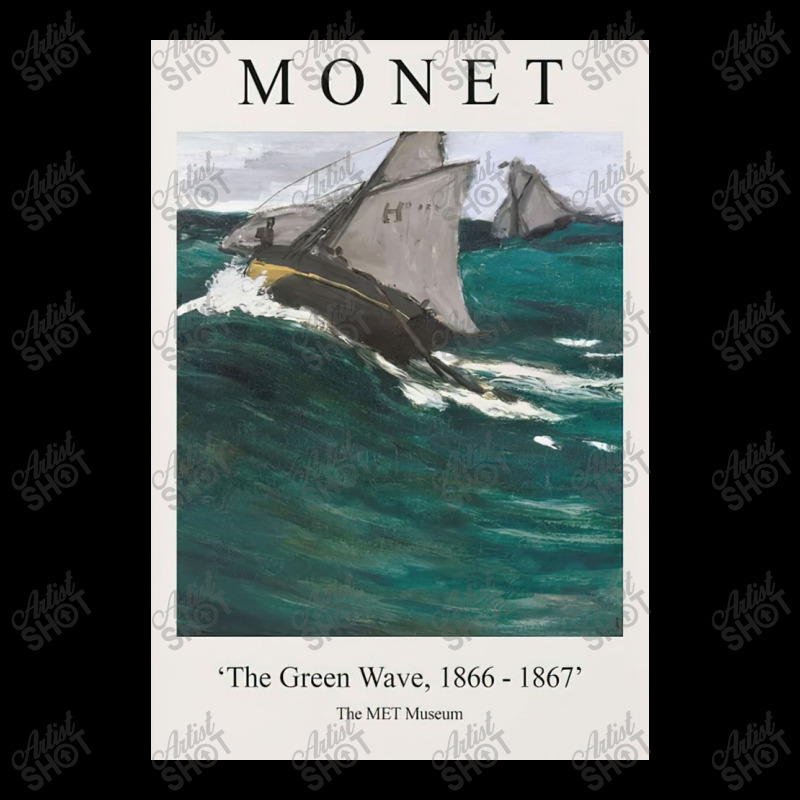 Claude Monet Wave 1866 - 1867 Adjustable Cap | Artistshot