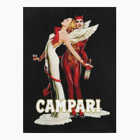 Vintage // Campari Italian Angel And Devil T-shirt | Artistshot