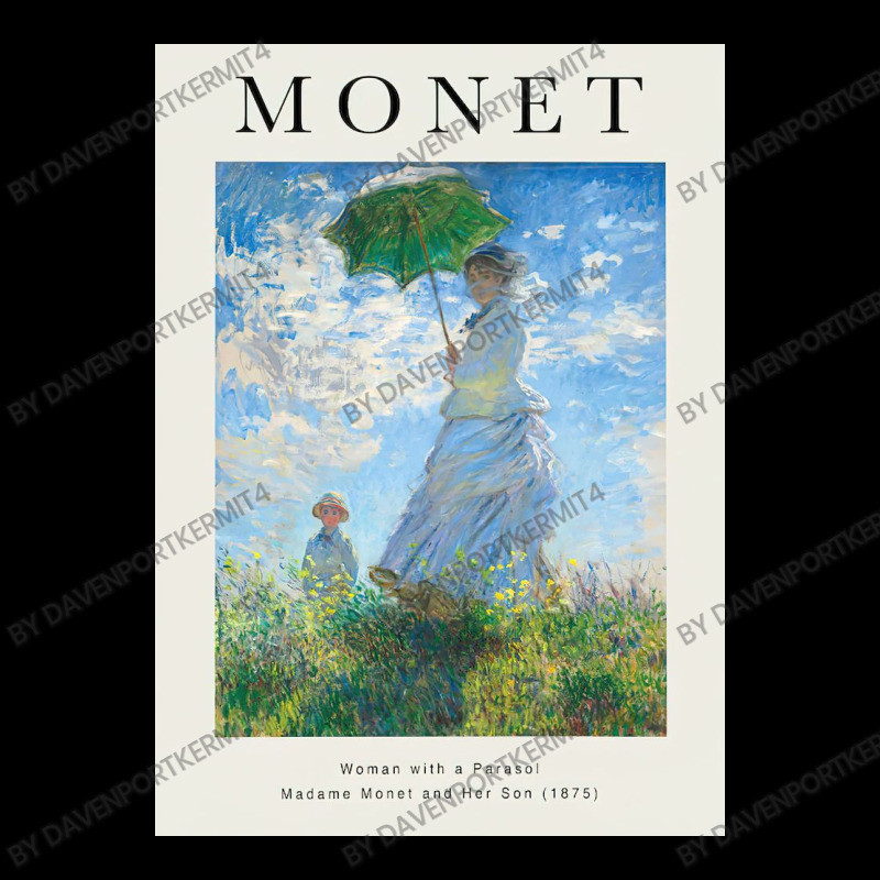 Claude Monet Woman With A Parasol Pocket T-Shirt by davenportkermit4 | Artistshot