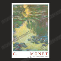 Claude Monet Waterlilies 1907 Ladies Fitted T-shirt | Artistshot