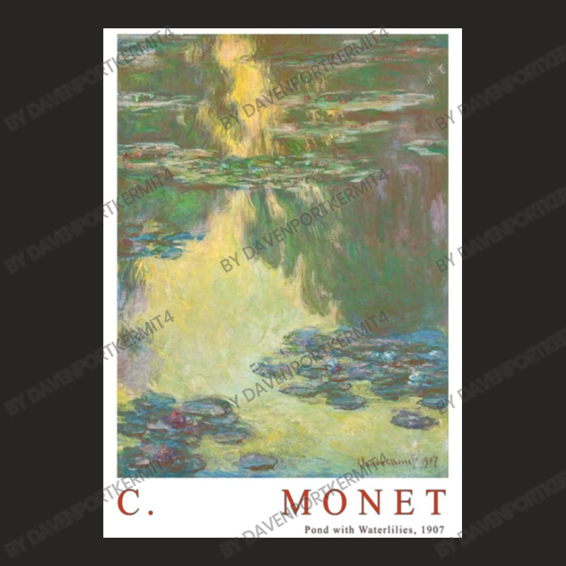 Claude Monet Waterlilies 1907 Ladies Fitted T-Shirt by davenportkermit4 | Artistshot