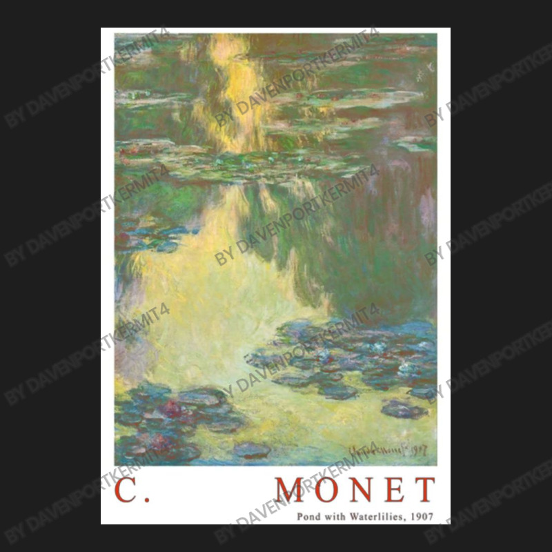 Claude Monet Waterlilies 1907 Classic T-shirt by davenportkermit4 | Artistshot