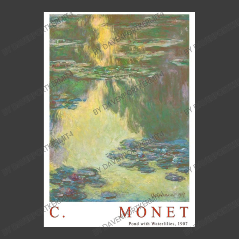 Claude Monet Waterlilies 1907 Men's Polo Shirt by davenportkermit4 | Artistshot