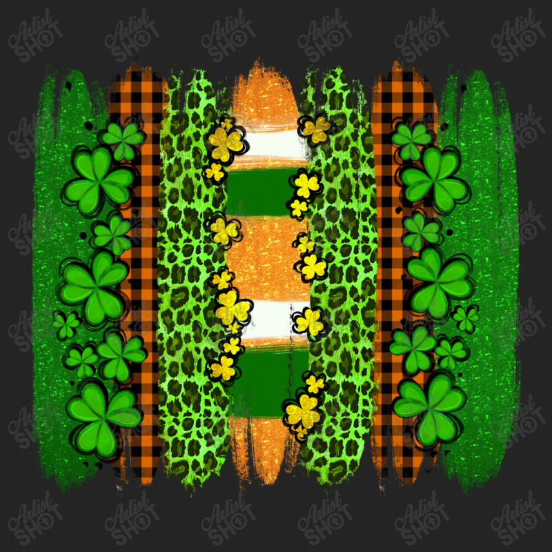 St Patricks  Brushstrokes 3/4 Sleeve Shirt | Artistshot
