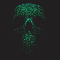 The Binary Skull T-shirt | Artistshot