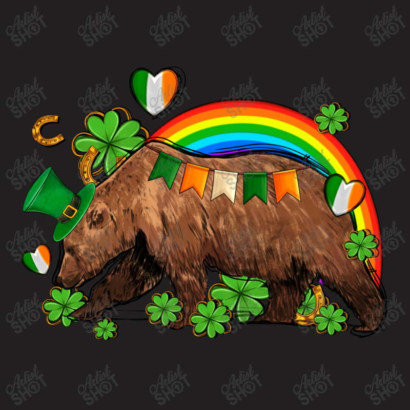 St Patricks Bear Ado T-shirt | Artistshot