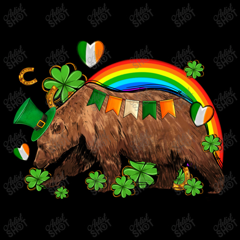 St Patricks Bear Ado Zipper Hoodie | Artistshot