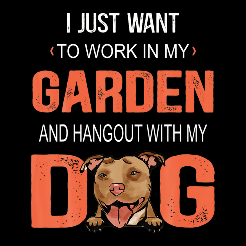 Work In My Garden And Hangout With My Dog Pitbull Men's 3/4 Sleeve Pajama Set by winatadeepood | Artistshot