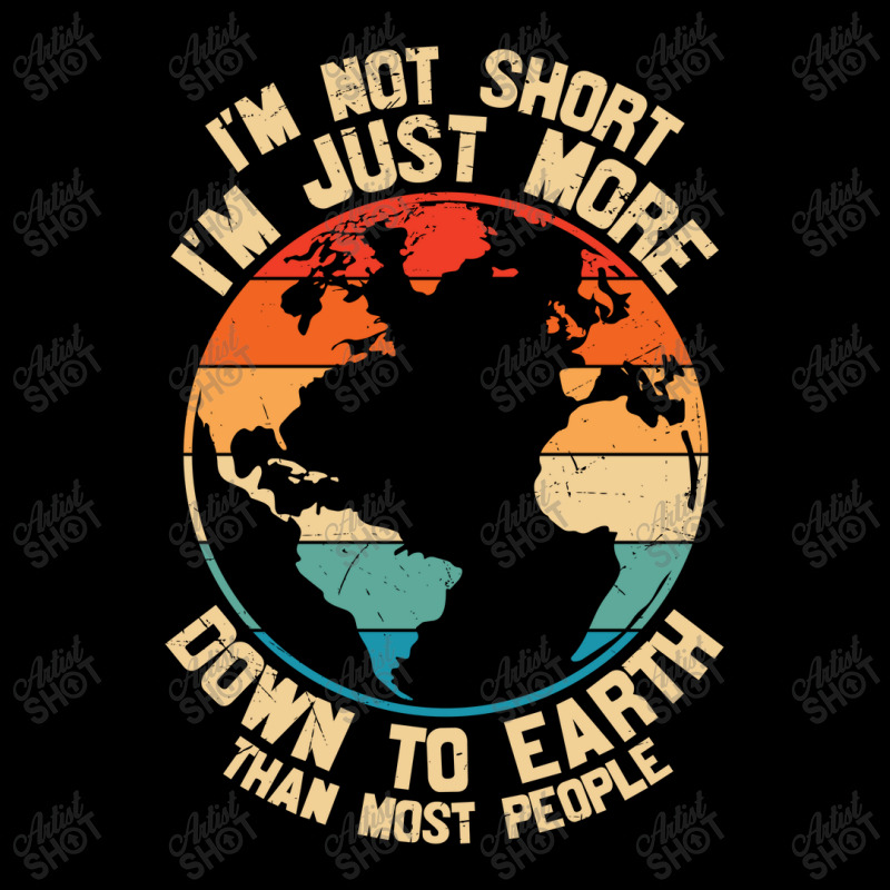 Im Not Short Im Just More Down To Earth Men's Long Sleeve Pajama Set | Artistshot