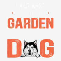 Work In My Garden And Hangout With My Dog Alaskan Malamute Graphic Youth T-shirt | Artistshot