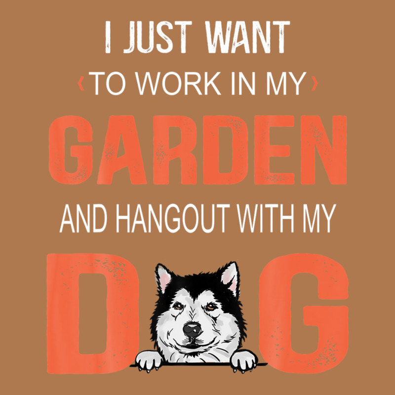 Work In My Garden And Hangout With My Dog Alaskan Malamute Vintage Short | Artistshot