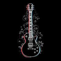 Lpstyle Electric Guitar 3d Outline Flowering Vines V-neck Tee | Artistshot