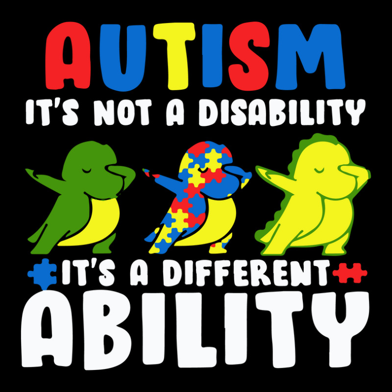 It's Not A Disability Ability Autism Dinosaur Adjustable Cap by afroiani | Artistshot