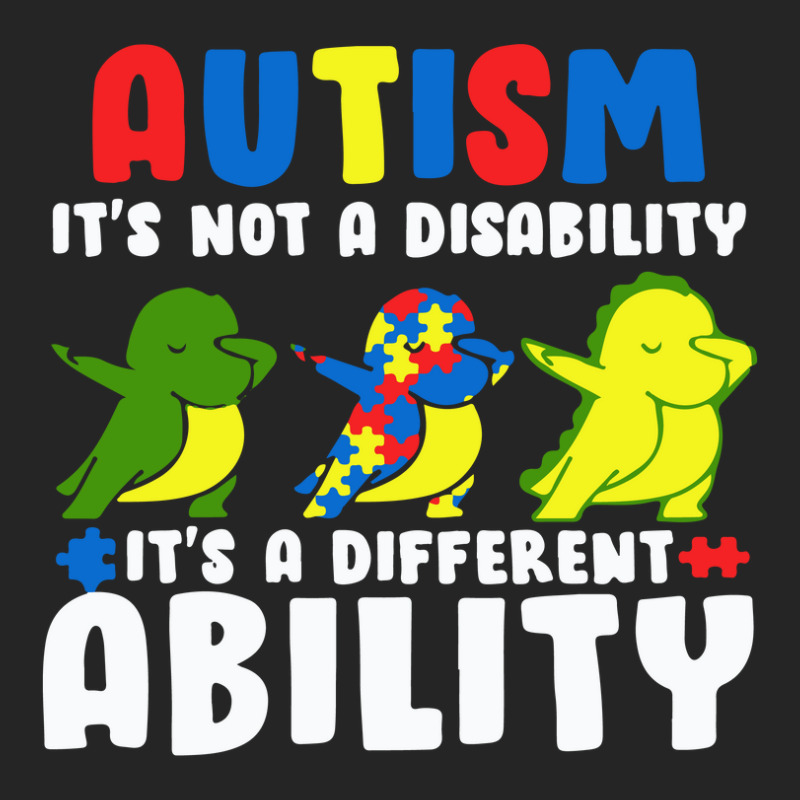 It's Not A Disability Ability Autism Dinosaur Unisex Hoodie by afroiani | Artistshot