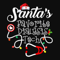 Santas Favorite Dialysis Tech Christmas Dialysis Technician T Shirt Crop Top | Artistshot