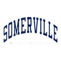 Somerville Massachusetts Ma Varsity Style Navy Text Tank Top Baby Tee | Artistshot