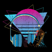 80s Art Vaporwave Aesthetic Headphones Synthwave Retro Music Classic V-neck Tee | Artistshot