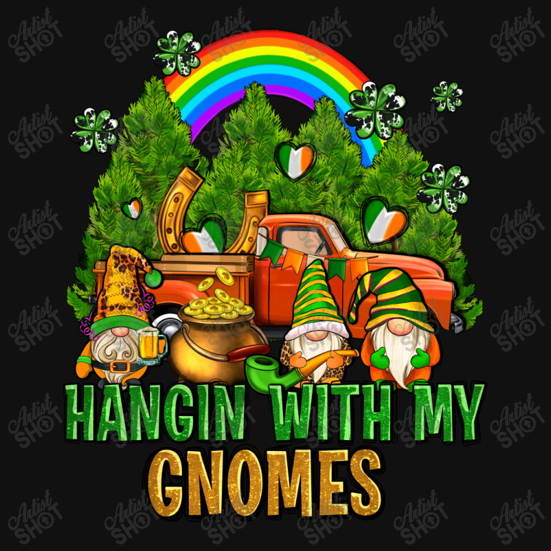 Hangin With My Gnomes With Rainbow All Over Men's T-shirt | Artistshot