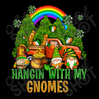 Hangin With My Gnomes With Rainbow Men's 3/4 Sleeve Pajama Set | Artistshot