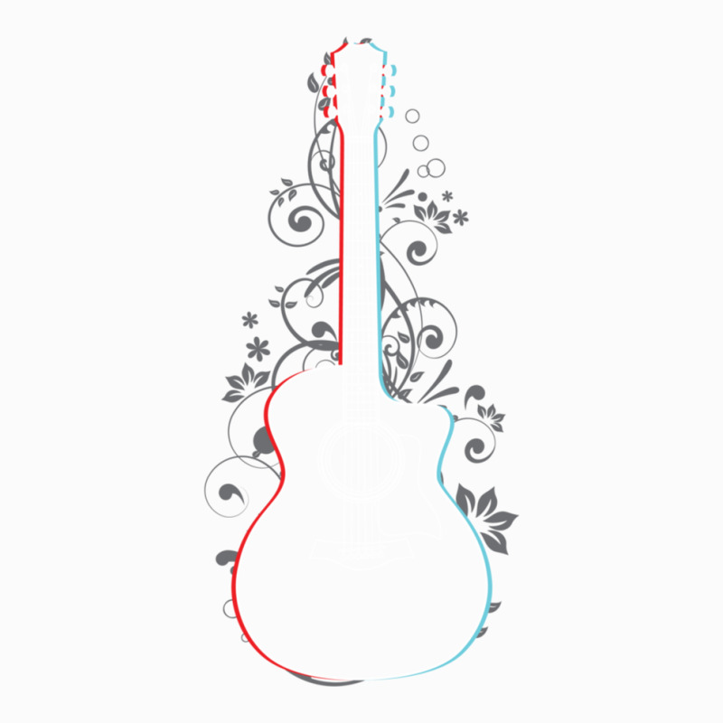 Acoustic Guitar 3d Outline Flowering Vines 1 Coffee Mug | Artistshot