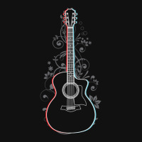 Acoustic Guitar 3d Outline Flowering Vines 1 Fanny Pack | Artistshot