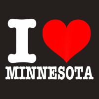 Hot Trend I Love Minnesota I Heart Minnesota Tank Top | Artistshot