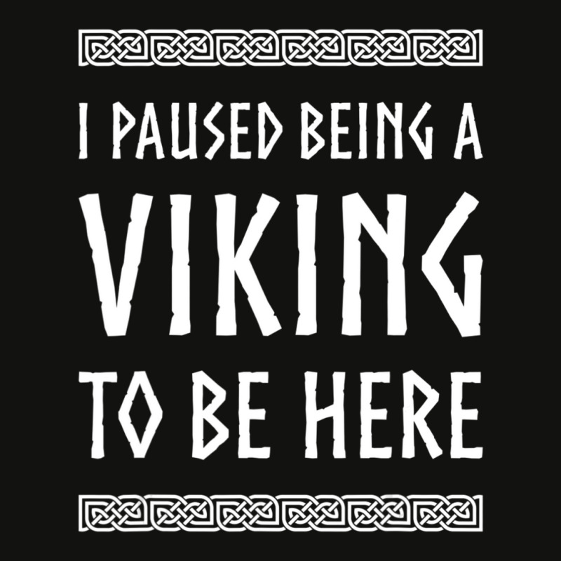 Hot Trend I Paused Being A Viking To Be Here Scorecard Crop Tee | Artistshot