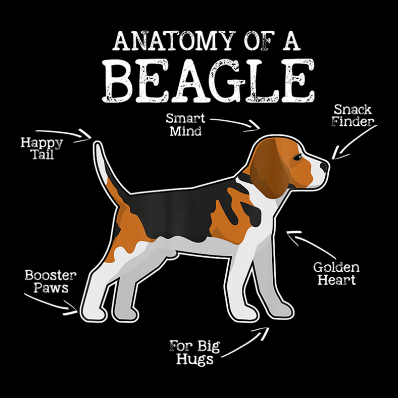 Beagle Lovers Dog Mom Funny Anatomy Of A Beagle Pocket T-Shirt by winatadeepood | Artistshot