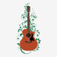 Mahogany Auditorium Acoustic Guitar Flowering Vines 1 Travel Mug | Artistshot