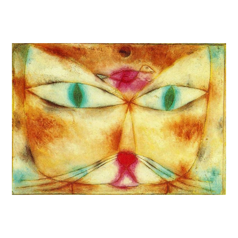 Cat And Bird By Paul Klee Favourite Artists Collection Poster Women's Pajamas Set by mukasatjatji5 | Artistshot