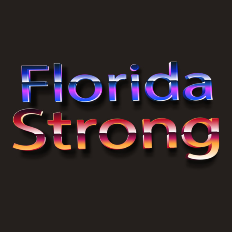 Florida Strong 3d Colourful Tank Top | Artistshot