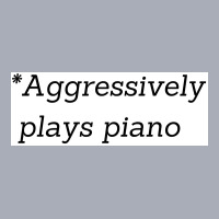 Aggressively Plays Piano Poster Copy Copy Tank Dress | Artistshot